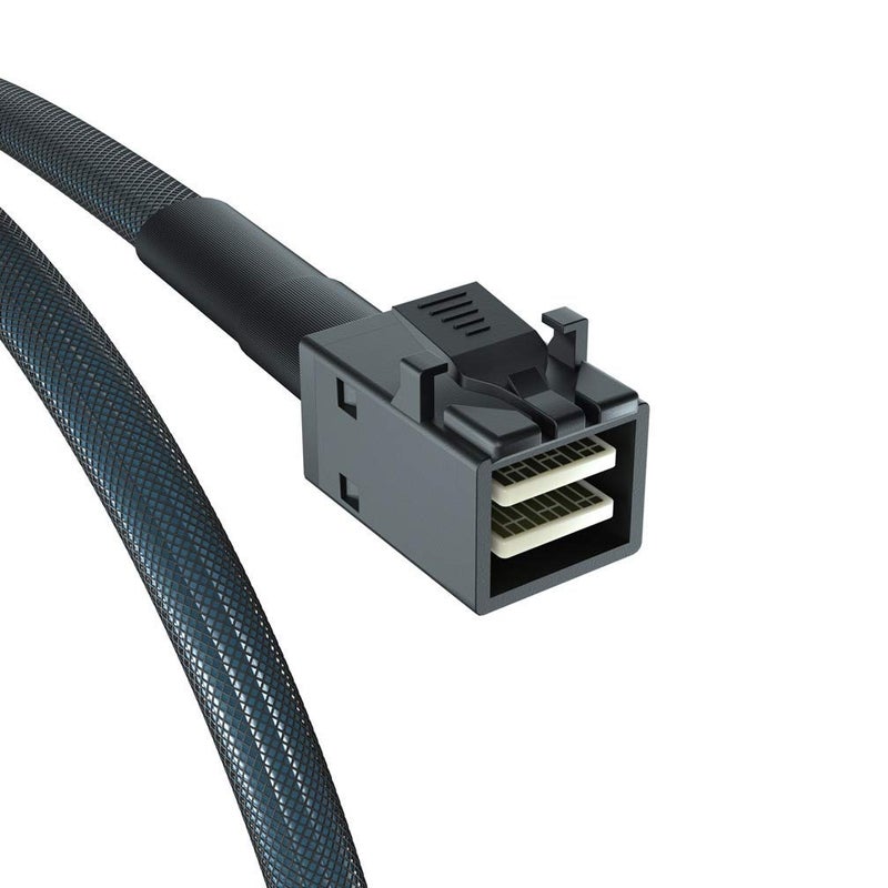 ipolex SFF-8643 to SFF-8087 Mini SAS HD Cable with Sideband, Compatible with 12Gbps SAS Drives and 6Gbps SAS/SATA Drives, 0.5-m(1.64ft), 2 Pack - Image 3